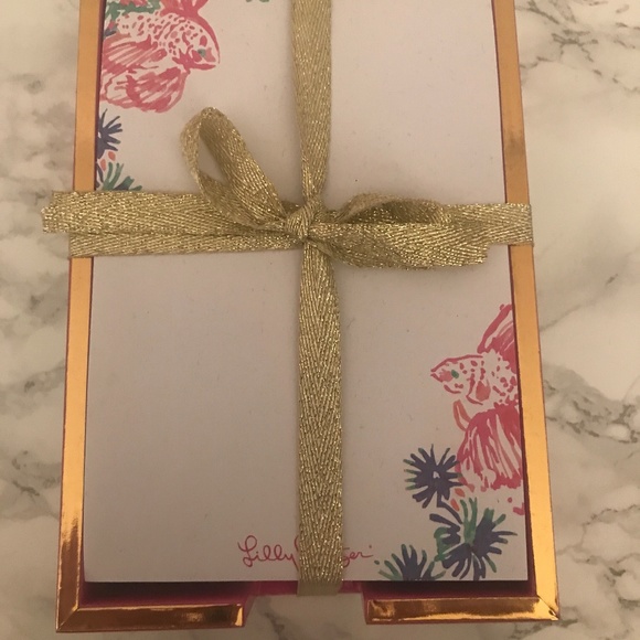 NWT - LILLY PULITZER LACQUER TRAY AND NOTEPAD - Picture 2 of 7